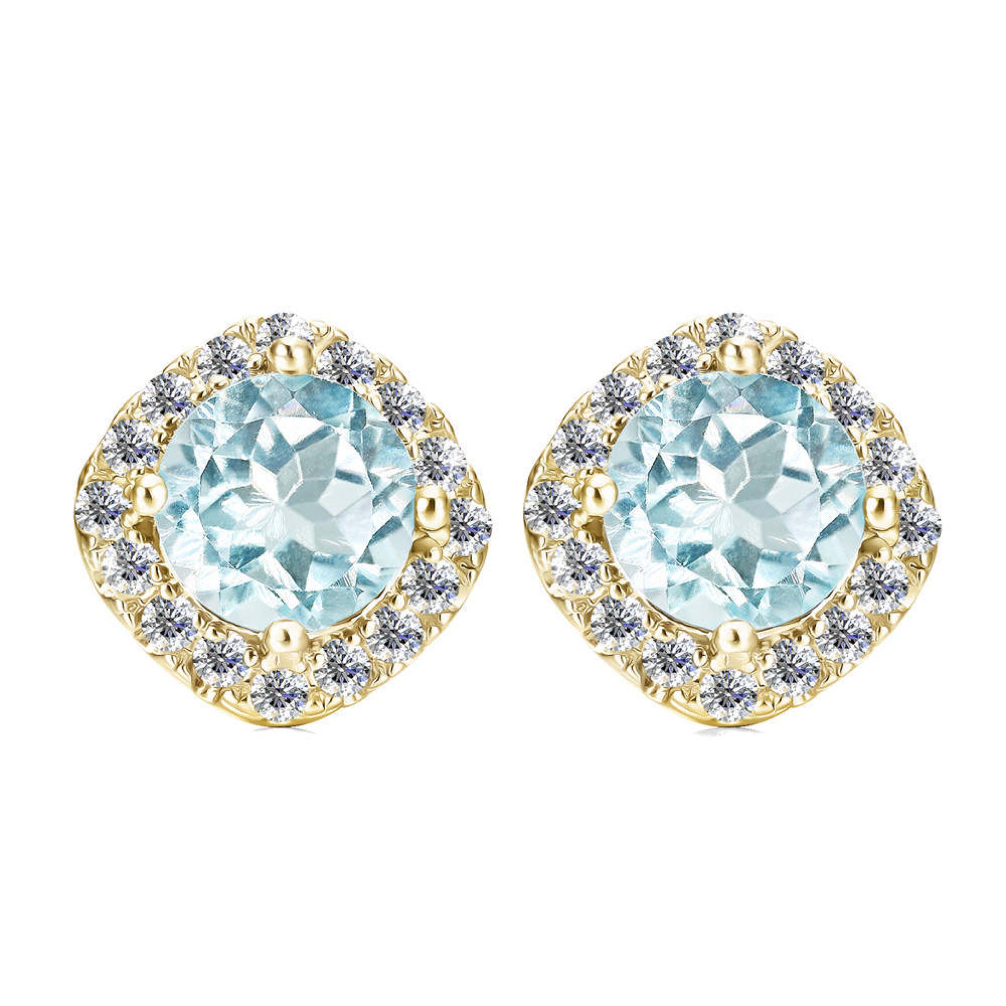 Benitos - Blue Topaz  Studs